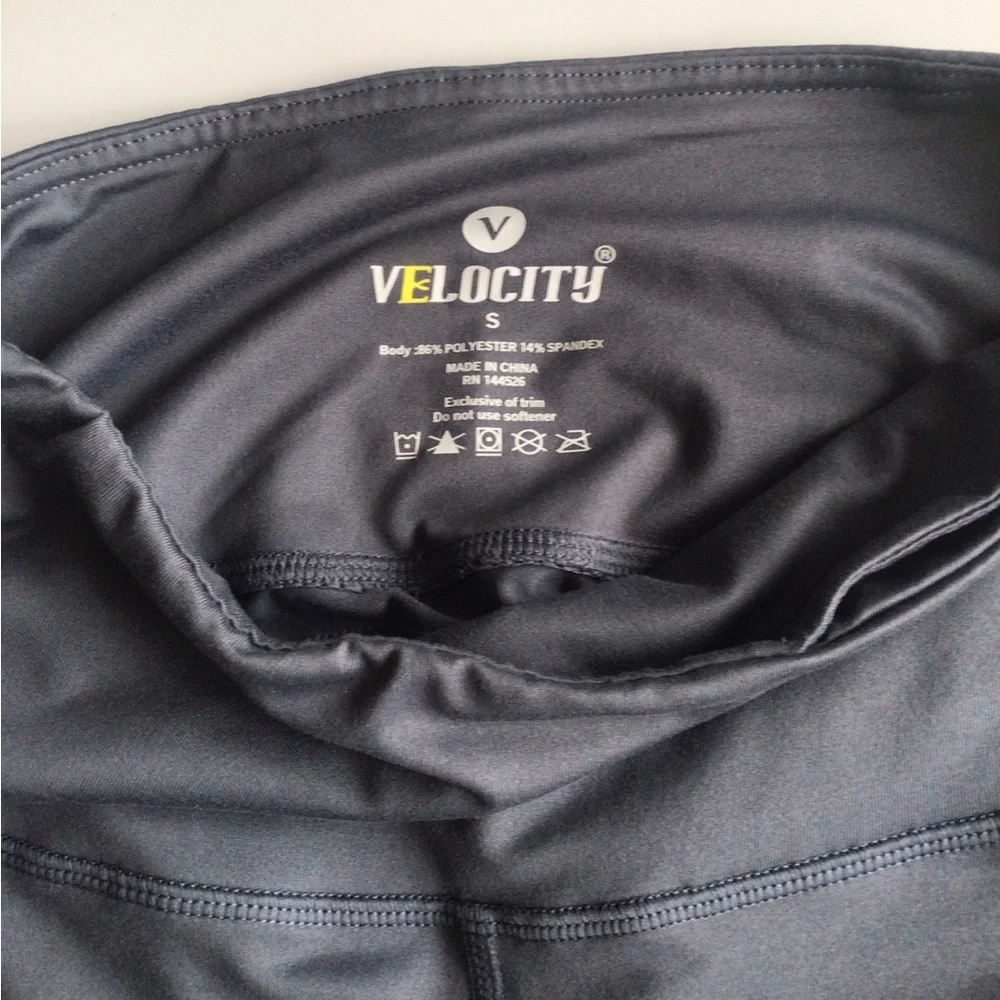 Velocity ankle leggings no sweat tru dry technology High-Waisted Gray Leggings